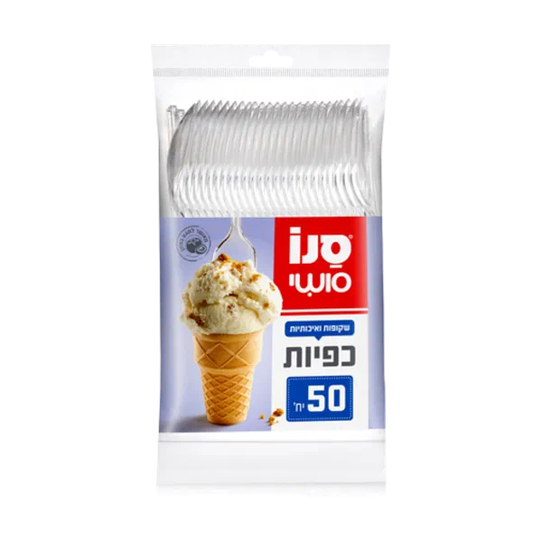 כפיות פלסטיק סנו סושי