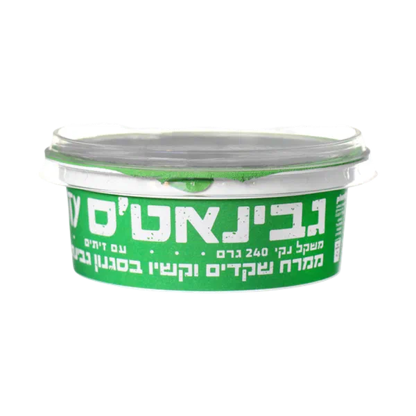 Gevinats almond and cashew cheese-style spread with olives 9% fat plenty