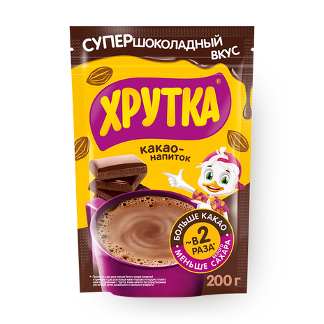 Какао-напиток растворимый «Хрутка» супершоколадный вкус