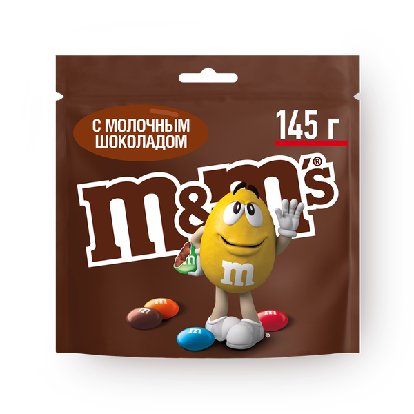 Драже M&M's с молочным шоколадом
