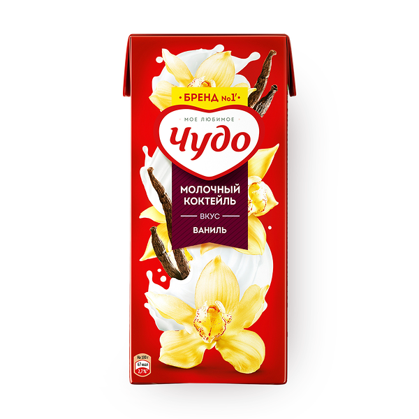 Коктейль молочный «Чудо» ваниль