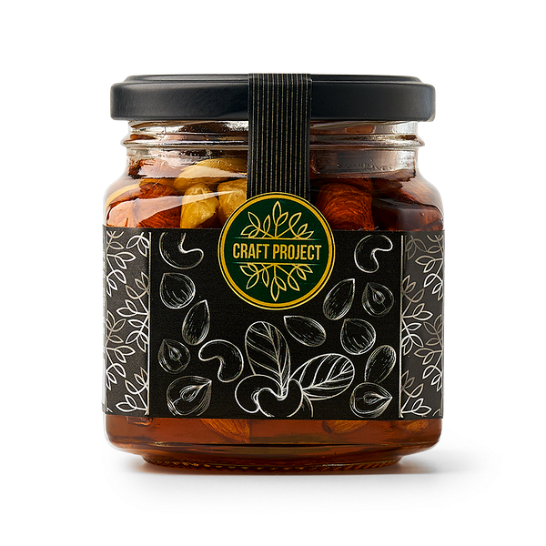 Мёд липовый Ореховое ассорти Craft Project