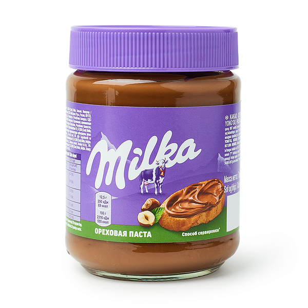 Паста ореховая Milka с добавлением какао