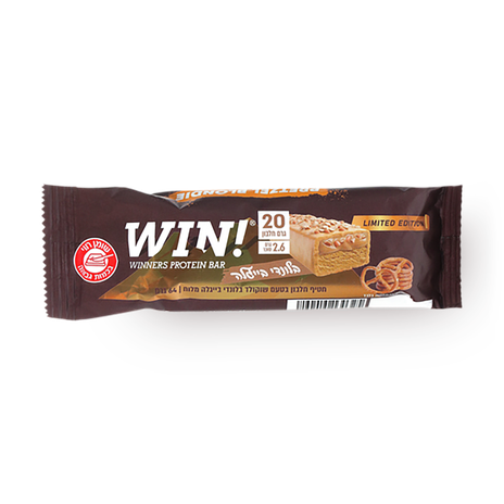 WIN! חטיף חלבון בלונדי בייגלה