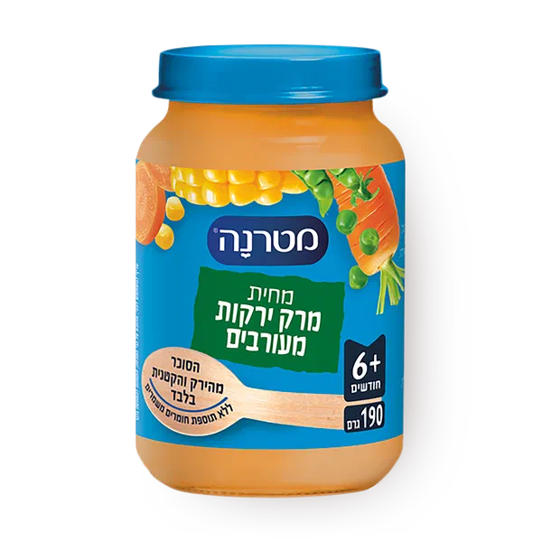 מטרנה מחית מרק ירקות מעורבים