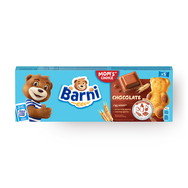 Пирожное бисквитное шоколадное «Барни»