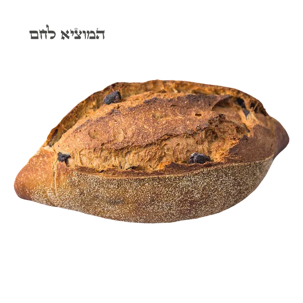 Whole Wheat Sourdough & Kalamata Olive Bread Hamotzi