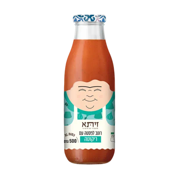 Zita pasta sauce with ricotta
