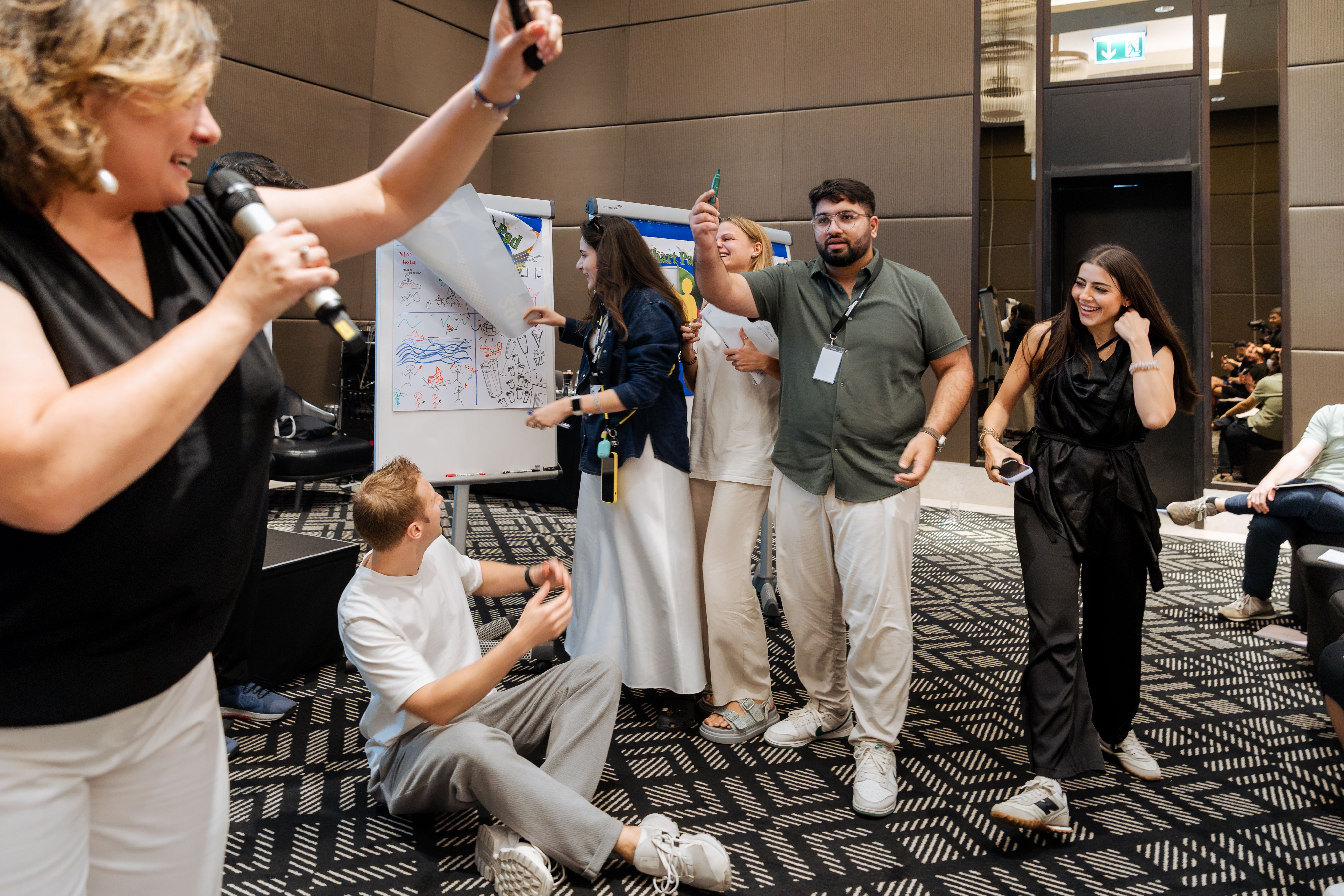 Yango team brainstorming in Oman